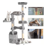 Rascaderos Arbol Torre Para Gatos De Sisal 145cm