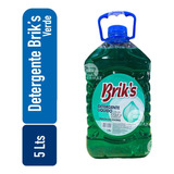 Detergente Briks Azul Y Verde 5 Lts