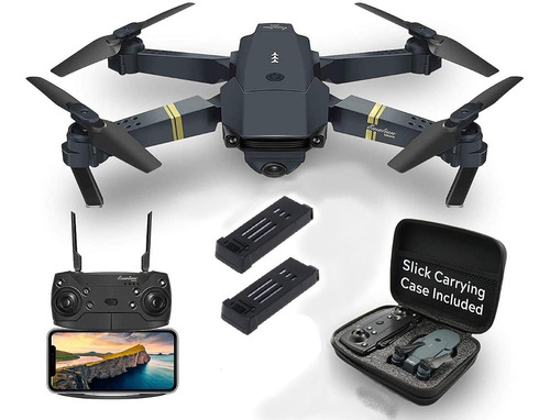 Drone Eachine E58 Com 2 Baterias + Maleta E Câmera 720p