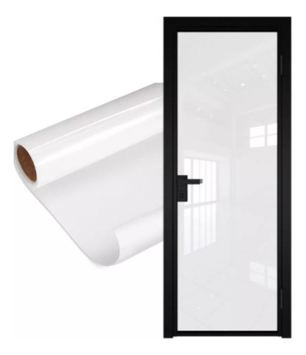 Película Residencial Branca Privacidade Para Vidro 50cmx4m