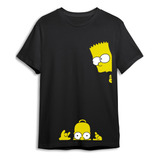 Polera Estampada Los Simpsons Bart Homero