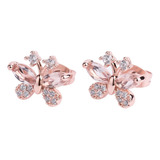 Aretes Mujer Cristal Zirconias, Joyería Fina Regalos Luckyly