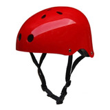 Casco Rojo Niños, Bicicleta, Skate, Scooter