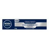 Creme De Barbear 2 Em 1 Original Protect 65g - Nivea