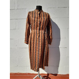 Vestido Estampado Retro Vintage 70s Groovy 