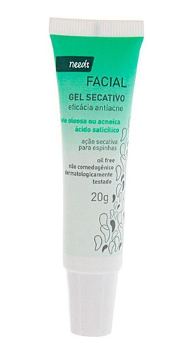 Needs Gel Secativo Facial Controle De Oleosidade 20g