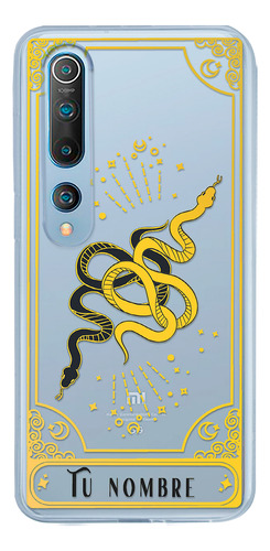 Funda Para Xiaomi Cartas Tarot Serpiente Con Nombre