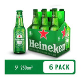 Cerveza Heineken 6 X250ml - mL a $11