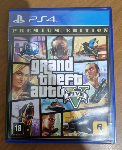 Grand Theft Auto V Premium Edition - Gta 5 Ps4 Mídia Física