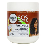 Máscara Tratamento S.o.s. Cachos Coco Creme Salon Line 500ml