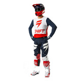 Equipo Conjunto Motocross Shift 3lue 4th Kind Navy Red 