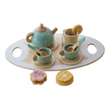 Set Montessori De Juego De Cocina Para Fiestas De Té, 14 Uni