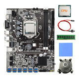 Placa Base Minera B75 Btc De 12 Tarjetas+cpu+4g Ddr3 Ram+ven