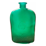 Botella Vidrio Verde Decorativo 