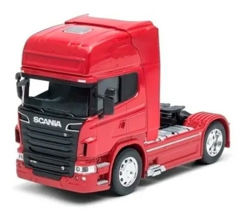 Welly Scania Camión V8 R730 Metal Rojo Colección Vehiculo 