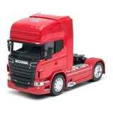 Welly Scania Camión V8 R730 Metal Rojo Colección Vehiculo 