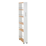 Mueble Costado Heladera Blanco - Paraiso Estantes Laqueados