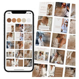 1000 Templates Design Sofisticado Instagram Feed Pack Canva 