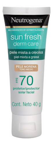 Protector Solar Facial Neutrogena Tono Medio Fps 70 40g