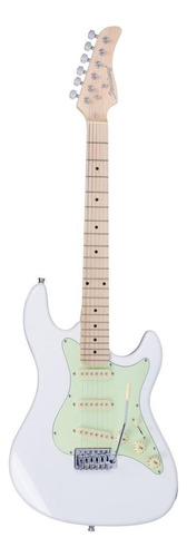 Guitarra Elétrica Strinberg Sts100 Stratocaster De  Tília White Brilhante Com Diapasão De Bordo