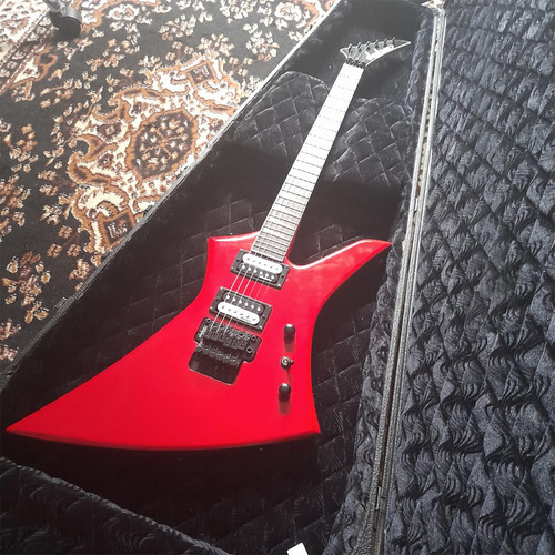 Guitarra Jackson Kelly Js32 Ferrari Red Con Coffin Hard Case
