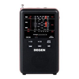 Rádio Degen De36 Fm Stéreo/fml/am/sw Mp3 Player Frete Grátis