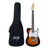 Guitarra Telecaster Seven Stc-307 Sb Plus C/ Bag