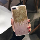 Funda Para iPhone Glitter Derretido Dama Mujer Case Juvenil