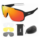 Gafas Deportivas De Ciclismo Con 4 Lentes