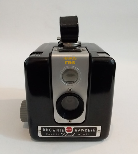 Câmera Fotográfica Kodak Brownie Hawkeye 1950 Filme 620