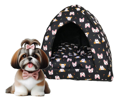 Cama Caminha Iglu Oca Pet Cachorro Cães Gato Lavável 50x50cm