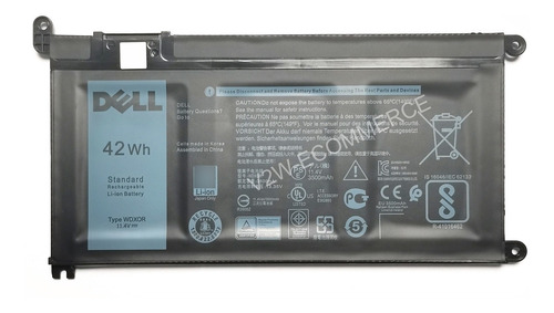 Bateria P/ Notebook Dell Inspiron I15-7572 Type Wdx0r 3500ma