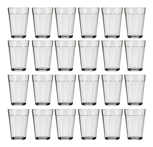 Vaso Americano Nadir Jugo Soda Vidrio Eventos 190ml X 24 Uni