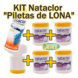 Kit Nataclor Pileta De Lona 20 Pastillas + Boya + Alguicida 