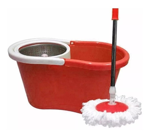 Balde Spin Mop 360 Centrifuga 2 Esfregão Cesto Inox Vassoura