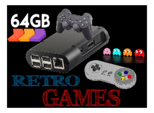 Arcade Consola Retro Miles De Juegos 64gb Mame  Pi 3 B+ Plus