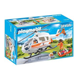 Vehiculo Playmobil City Life 70048 - Helicóptero De Rescate 