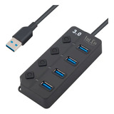 Hub Usb 3.0 4 Puertos Multiplicador Usb Zapatilla P/ Ps4 C2