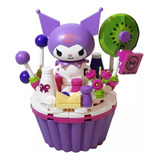 Figura Armable De Bloques Cupcake Kuromi 