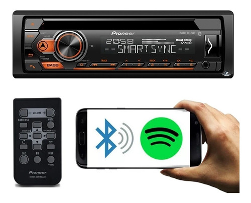 Kit Toca Cd Completo Pioneer Deh-s4280bt Usb Spotify Android