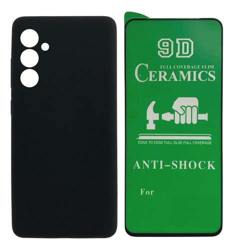 Funda Forro Estuche Silicone Case + Vidrio Cerámica