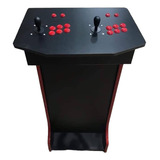 Mueble Pedestal 2 Jugadores Arcade  Ploteo A Elecion