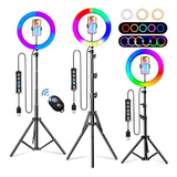 Aro Anillo Selfie Luz Led Rgb Tripode Ring Light Usb Celular