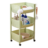 Carro Organizador Baño Cocina Con Ruedas Verdulero 5319 Verd