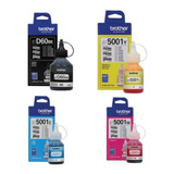 Combo De Tinta Brother Original, 4 Colores Para Dcp T510....