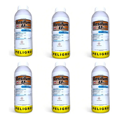 Insecticida Urbano Tridente Resifum 1L Pack x6 Cipermetrina Diclorvos | Envío gratis