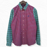 Camisa Custom Brooks Brothers Roja Verde M - Fashionella 