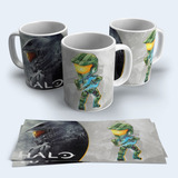Taza O Tazon Video Juego Halo 2 Full Print Premium + Caja