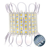 Modulo Led 5054 Smd 3 Chips 30 Lm Colores 12v Exterior Luz Blanco Frío