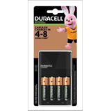 Cargador 4 Baterias Aa 2500mah Recargable Duracell Dx1500
